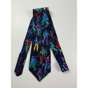 Elvis Presley All Shook Up Silk Tie Novelty Print‎ Music Fan Gift